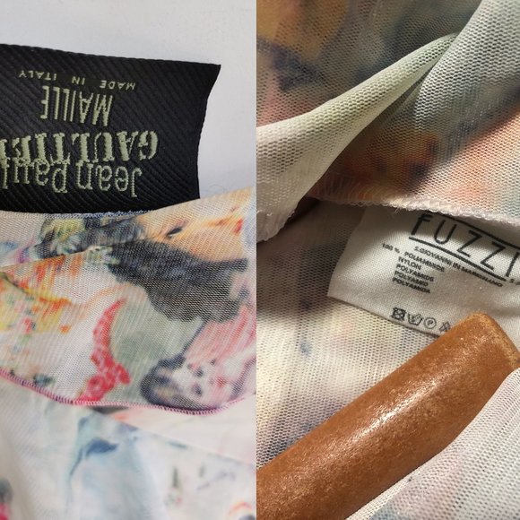 Jean Paul Gaultier Maille pink ruffle dress - Picture 9 of 14